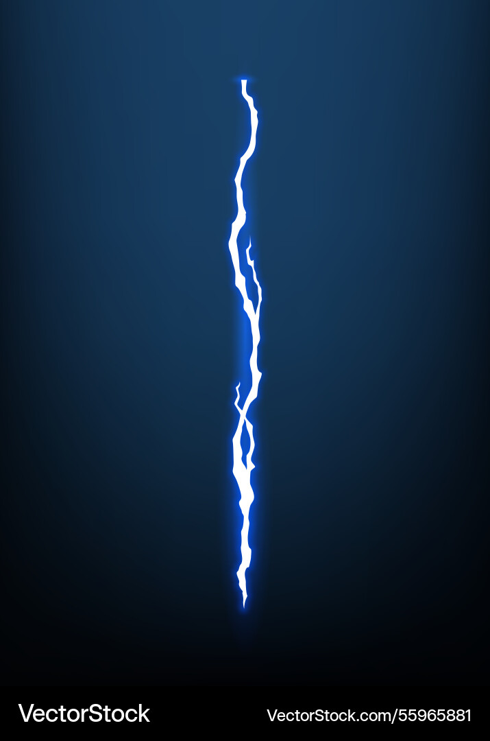 Lightning animation with sparks electricity Lightning animation with sparks electricity vector image