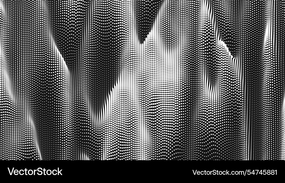Point wave vertical threads texture abstract dot Point wave vertical threads texture abstract dot vector image