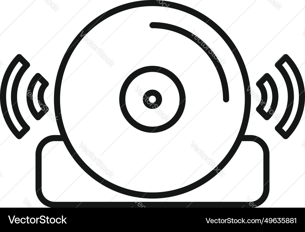 Siren signal sos icon simple call number Siren signal sos icon simple call number vector image
