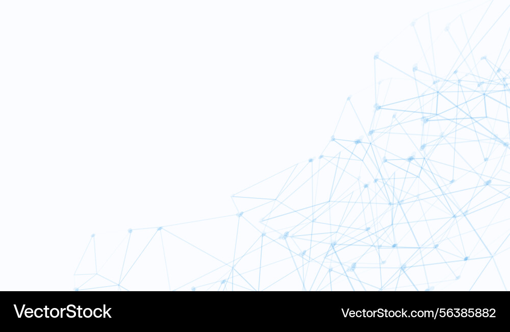 Low poly style technical network mesh backdrop Low poly style technical network mesh backdrop vector image