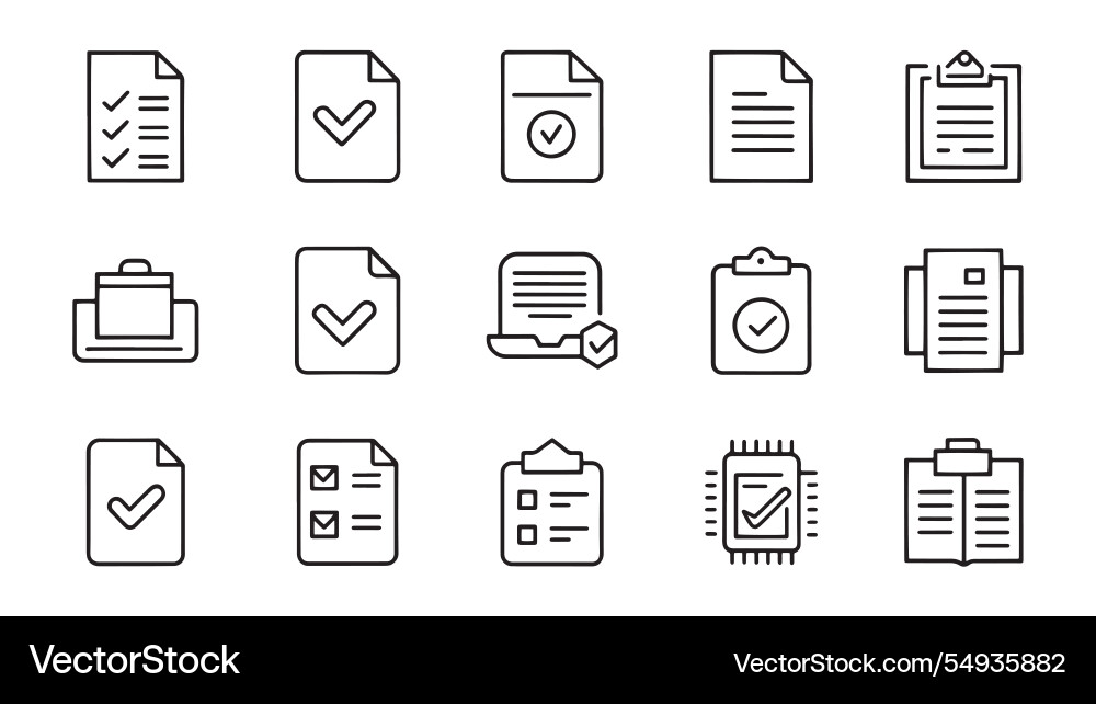 Papers folder certificate accept approved Papers folder certificate accept approved vector image