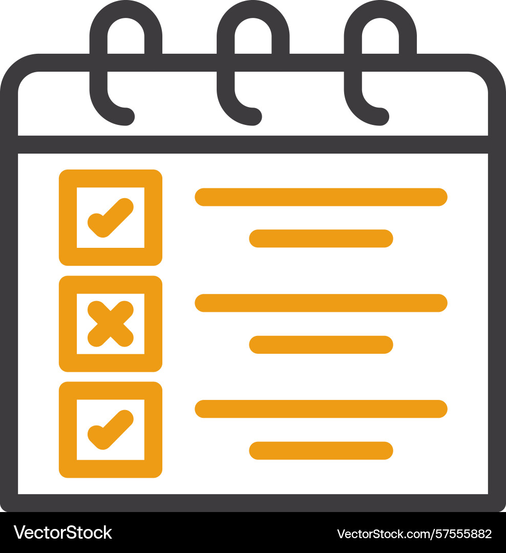 Task two color icon vector image