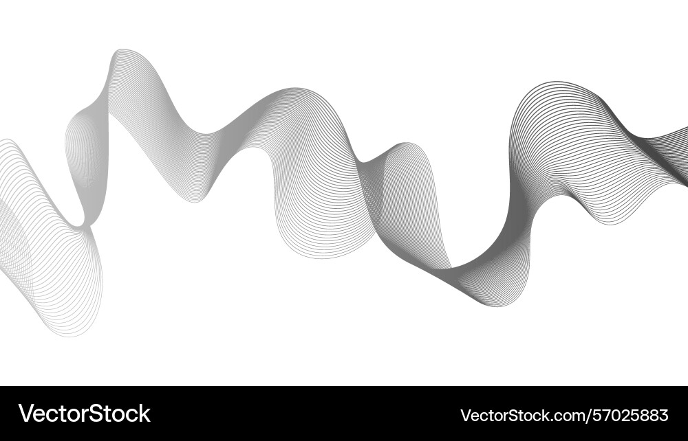 Abstract backdrop with grey wave gradient lines Abstract backdrop with grey wave gradient lines Vector Image
