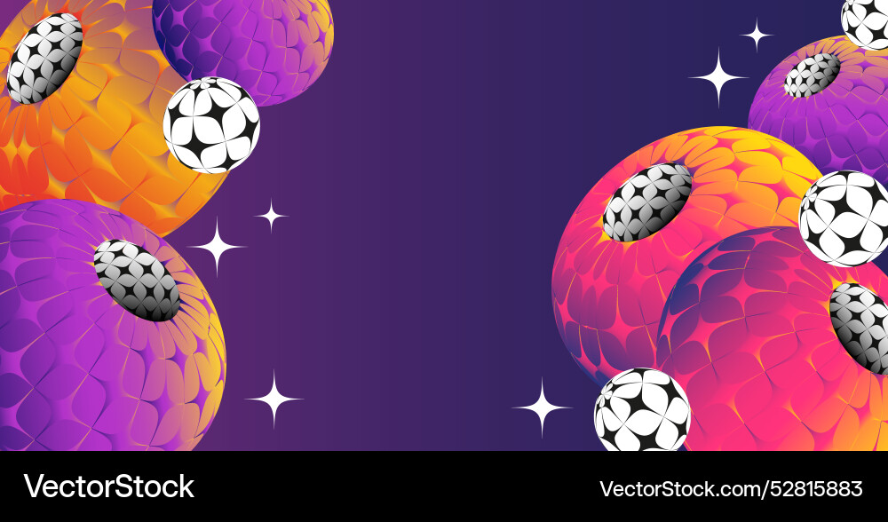 Y2k style abstract background design with strange Vector Image