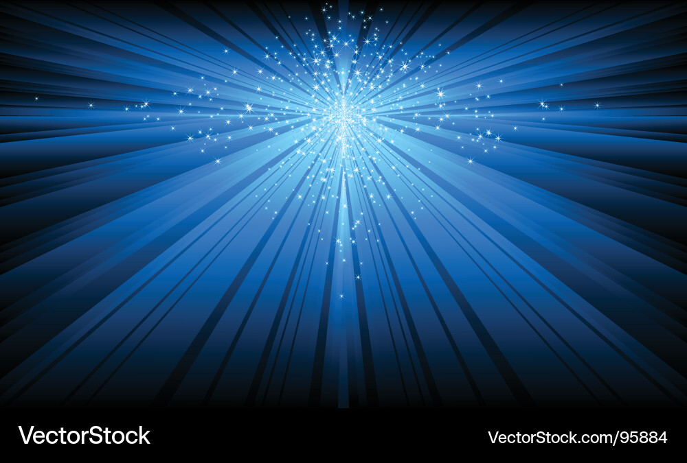 Abstract Sparkling Burst Background vector image