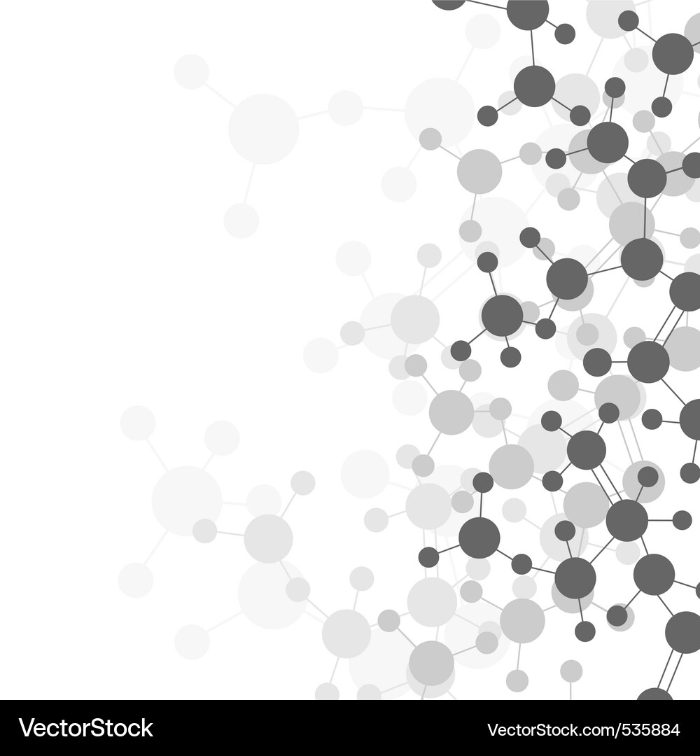 Atomic Particle System Vector Image