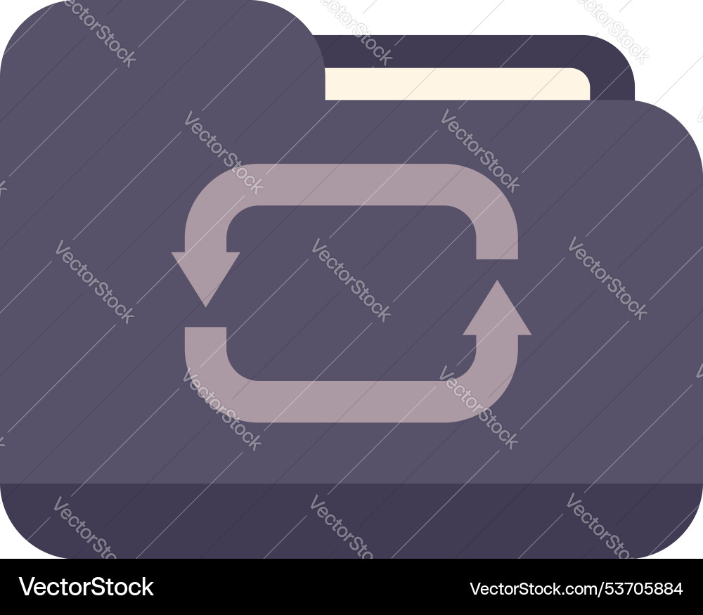 Data recovery folder file showing lost information Data recovery folder file showing lost information vector image