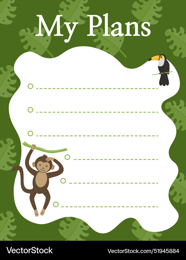 Design of the glider with image a monkey vector image