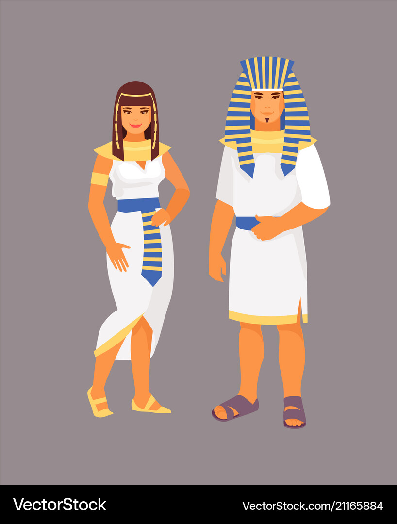 Egyptian costume (21165884) – Royalty-Free Vector | VectorStock, image size:818x1080