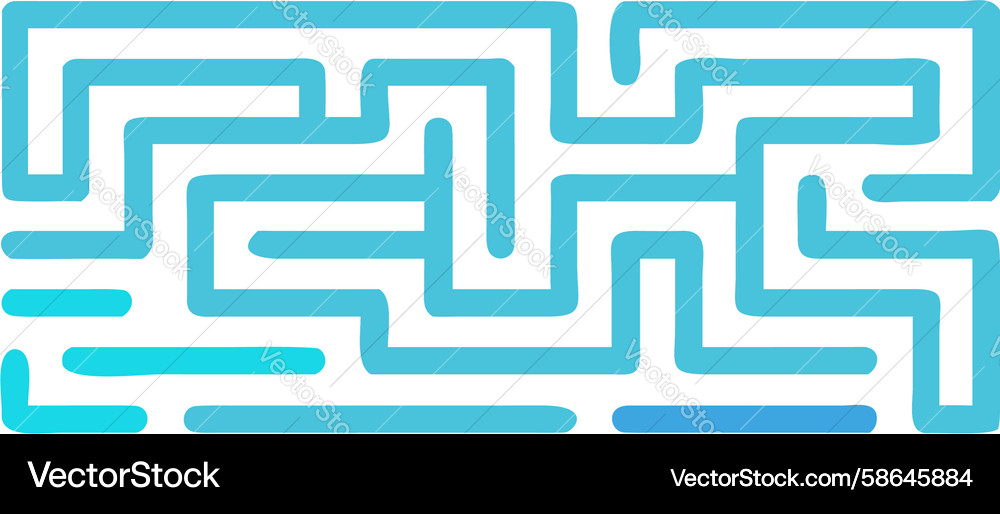 Intricate Maze Circuit Pattern Vector Image