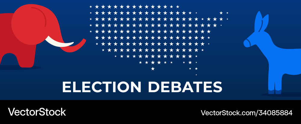 Presidential election in usa 2020 design template Presidential election in usa 2020 design template vector image