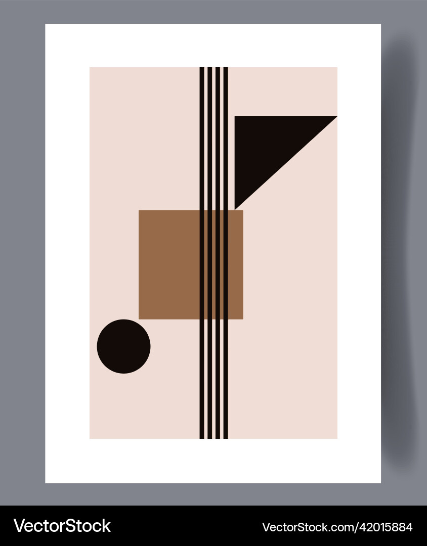 Scandinavian abstract print set Scandinavian abstract print set vector image