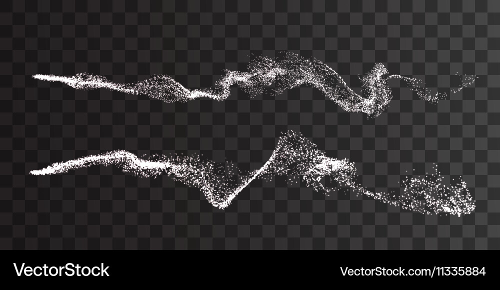 Sparkling Particle Glow vector image
