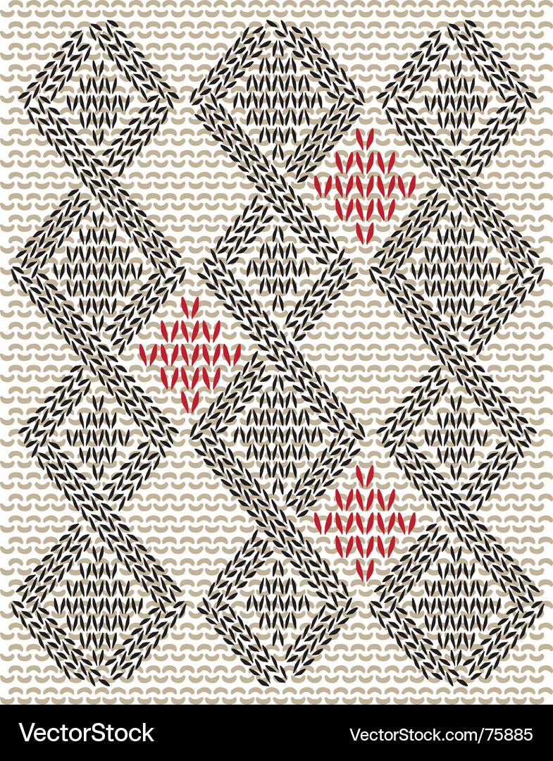 Pullover pattern Vector Image