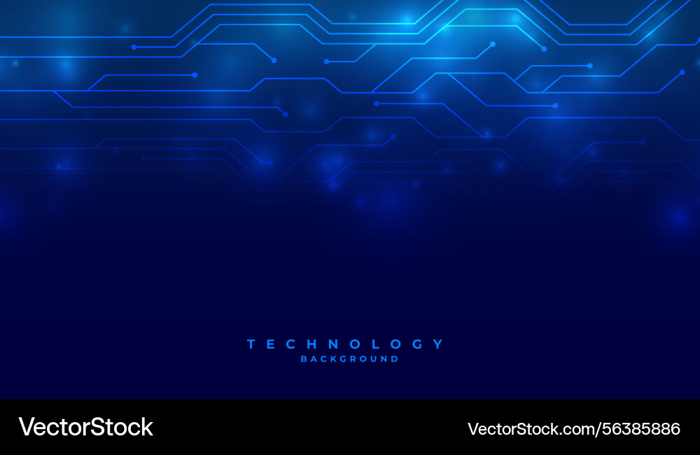 Futuristic web network technical circuit line vector image