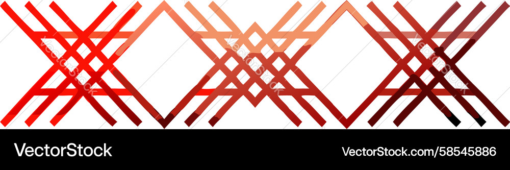 Red Diagonal Line Mesh Vector Image