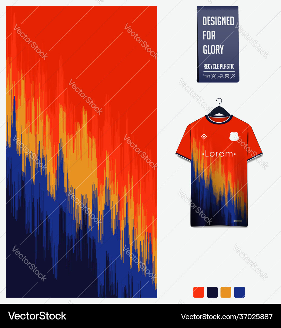 Abstract Sport Pattern - Dynamic Jersey vector image
