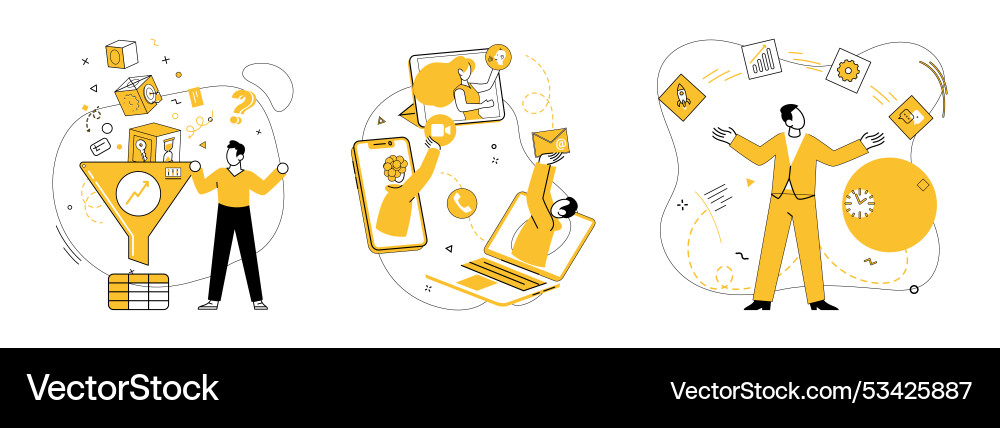 Cooperative work unity and collaboration define Cooperative work unity and collaboration define vector image