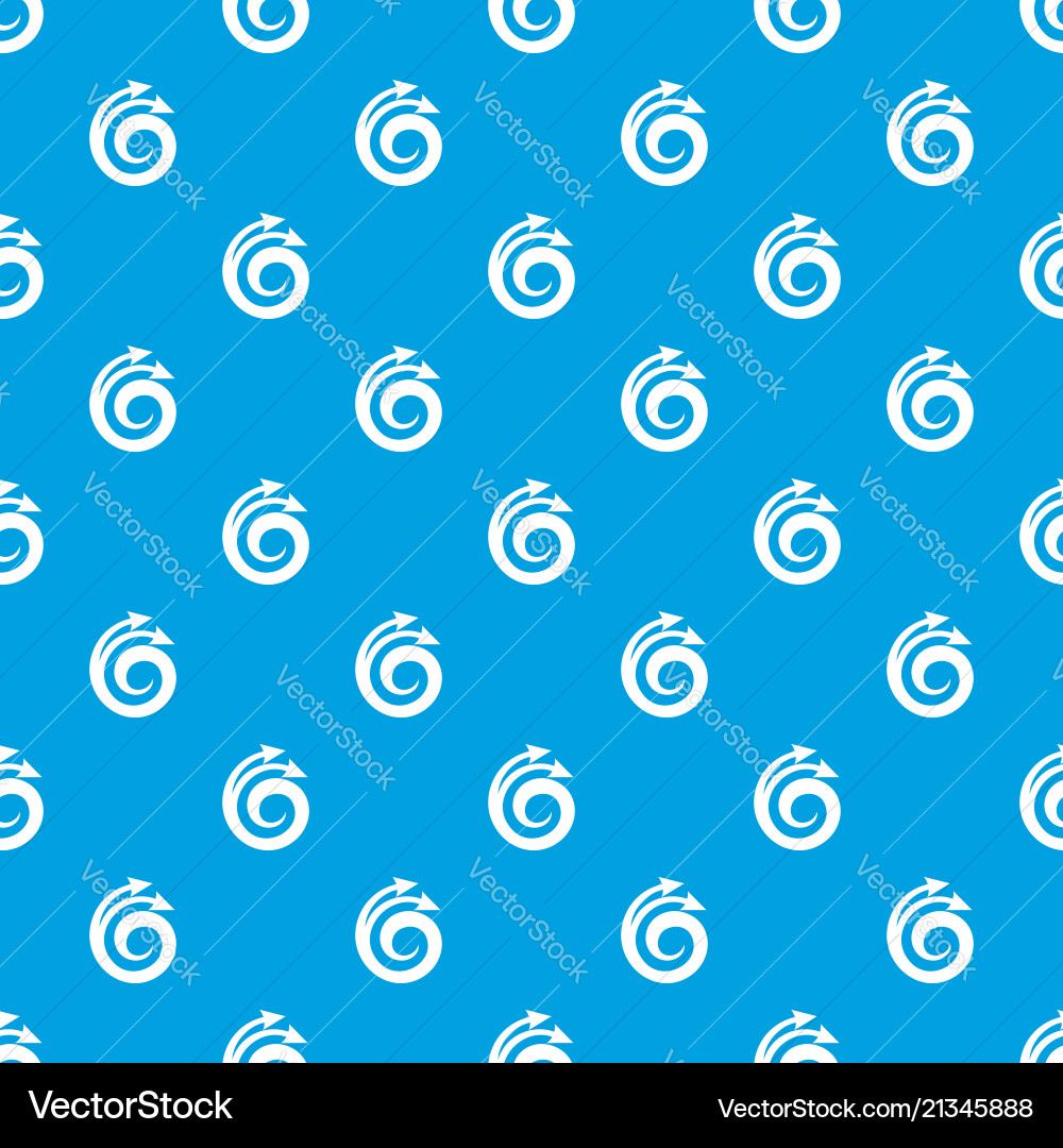 Spiral arrow design element pattern vector image