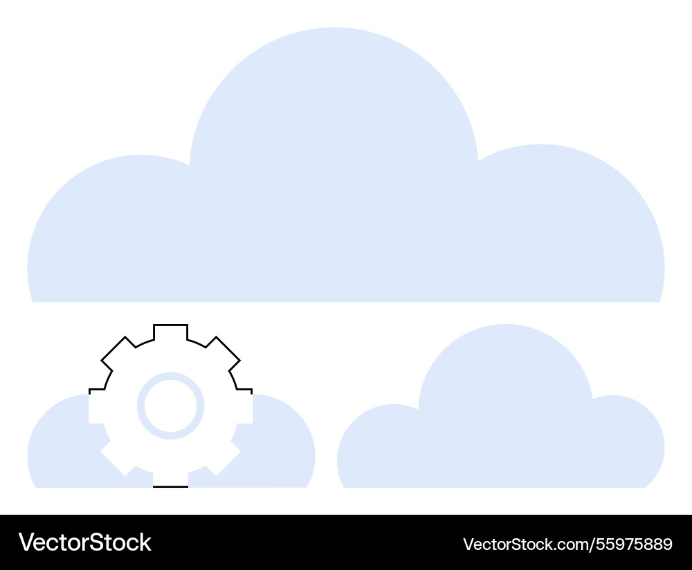 Cloud configuration and optimization concept Cloud configuration and optimization concept Vector Image