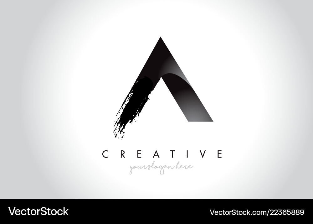Stroke letter1 Royalty Free Vector Image - VectorStock