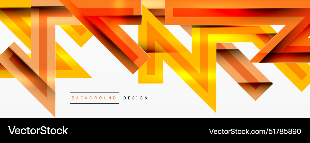 Line zig zag dynamic geometric abstract background Vector Image