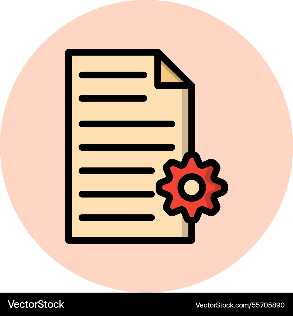 Process icon design vector image