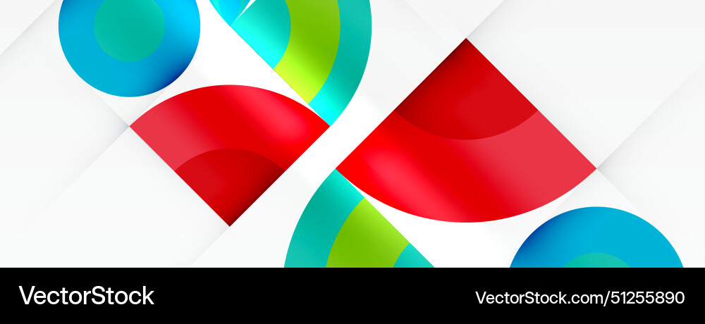 Vibrant logo featuring red green and blue Vibrant logo featuring red green and blue vector image