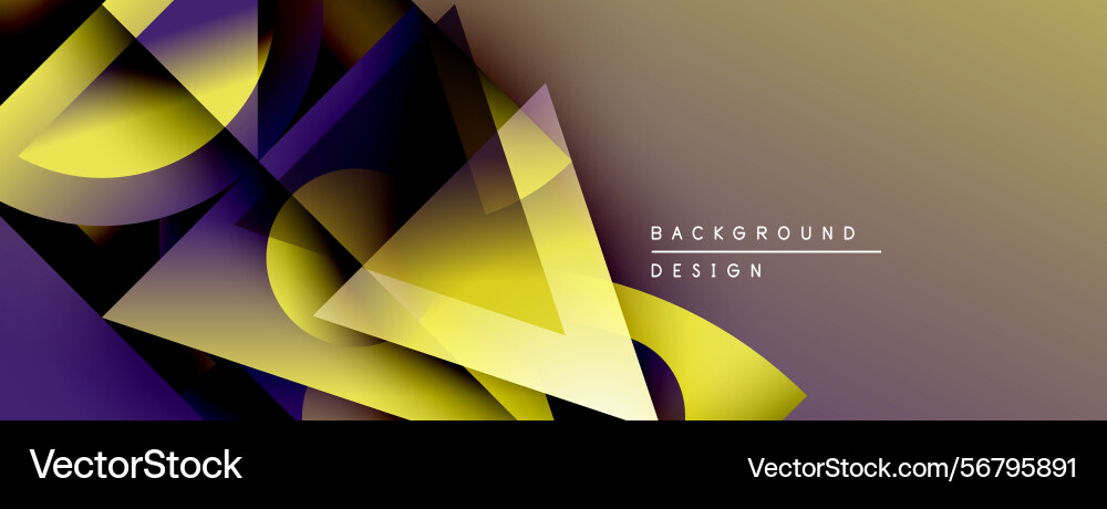 Abstract geometric shapes overlap creating Abstract geometric shapes overlap creating vector image