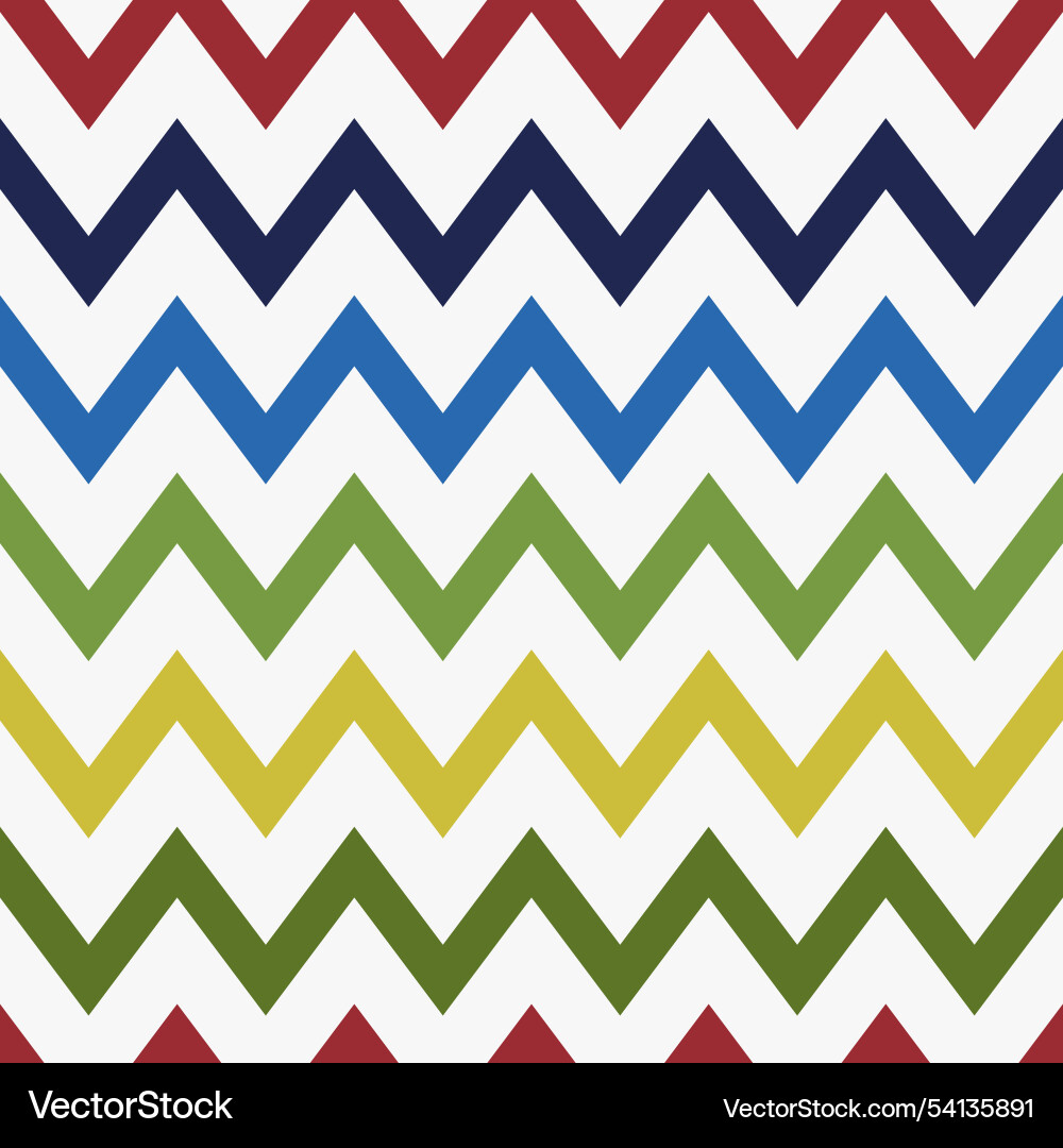 Zigzag color pattern for print Vector Image
