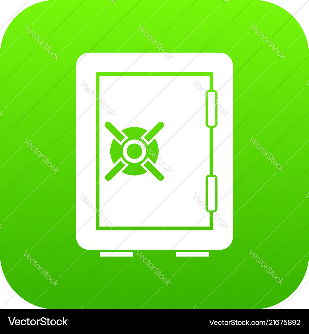 Safe-Symbol digital grün Safe-Symbol digital grün vektorbild