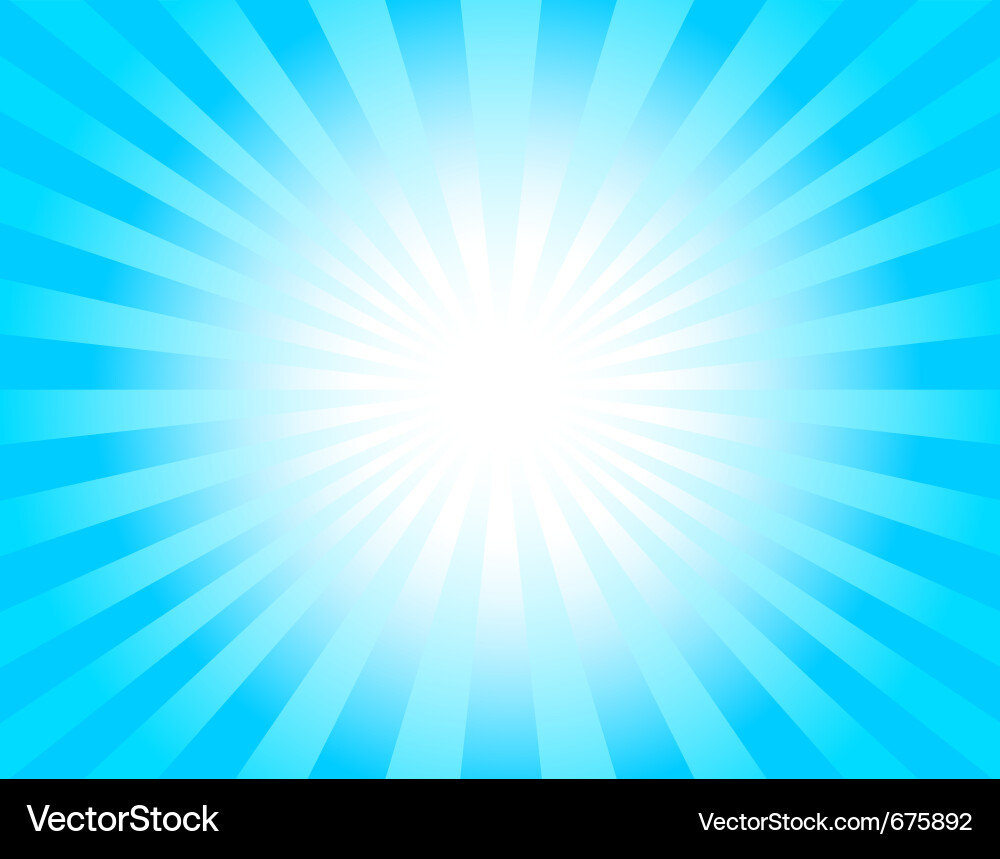 Solar Energy Rays Background Vector Image