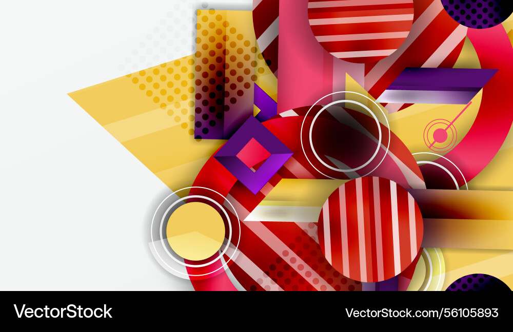 Dynamic complex geometric abstract background Dynamic complex geometric abstract background vector image