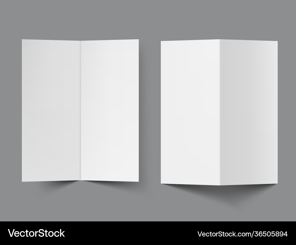 Blank half fold brochure template for presentation blank-half-fold-brochure-template-for-presentation