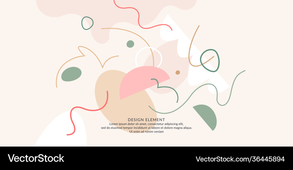 Modern backgrounds with abstract elements vector image