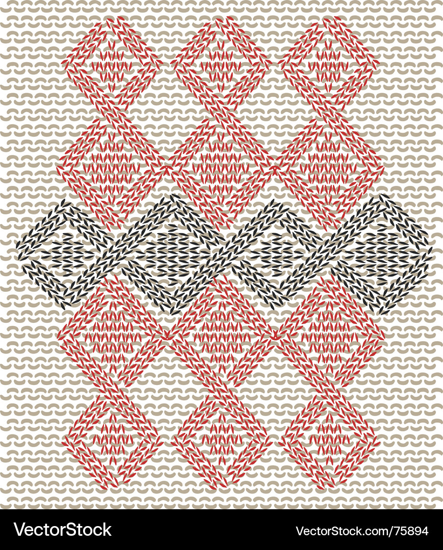 Pullover pattern Vector Image