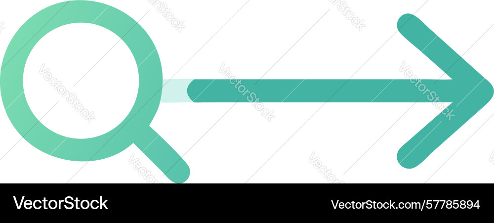 Search and go direct navigation design generative vector image
