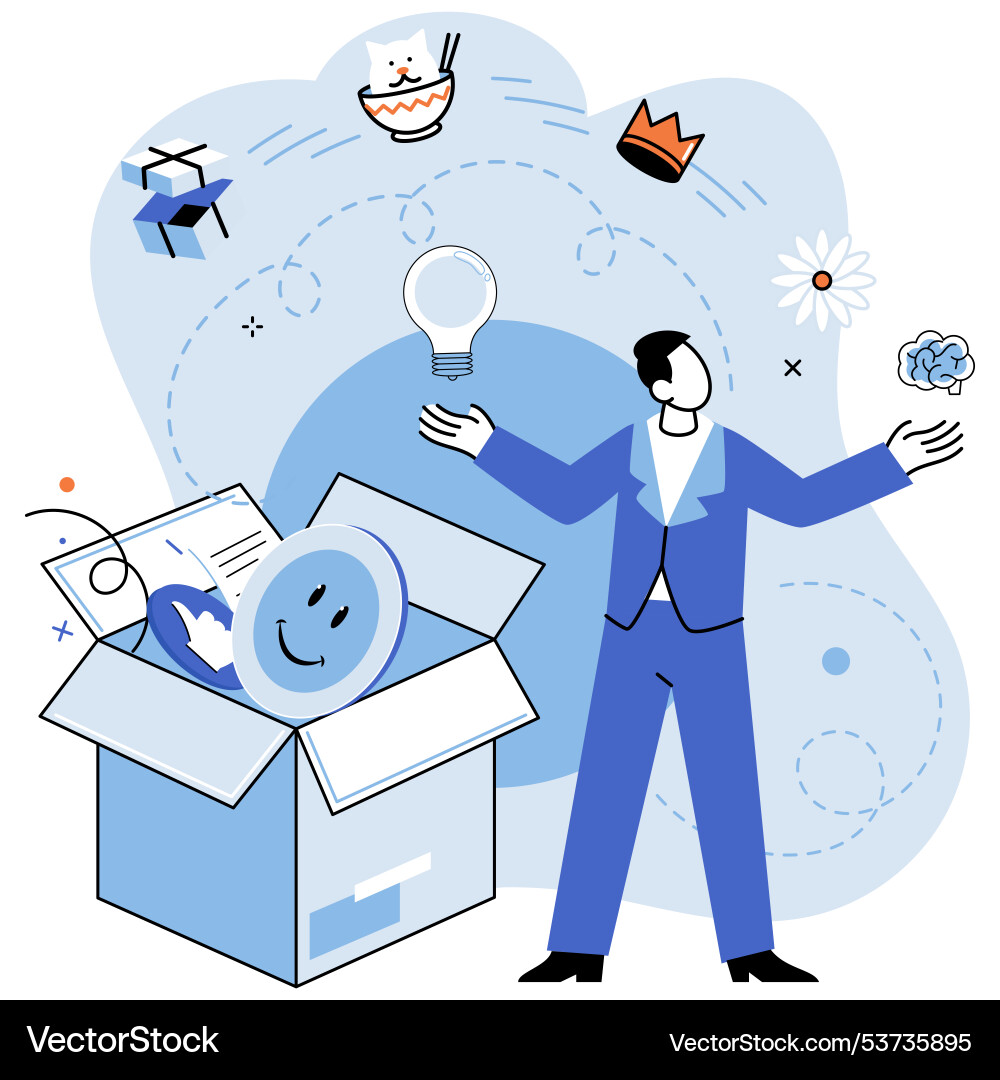 Business solutions and difficult problem solving Business solutions and difficult problem solving vector image