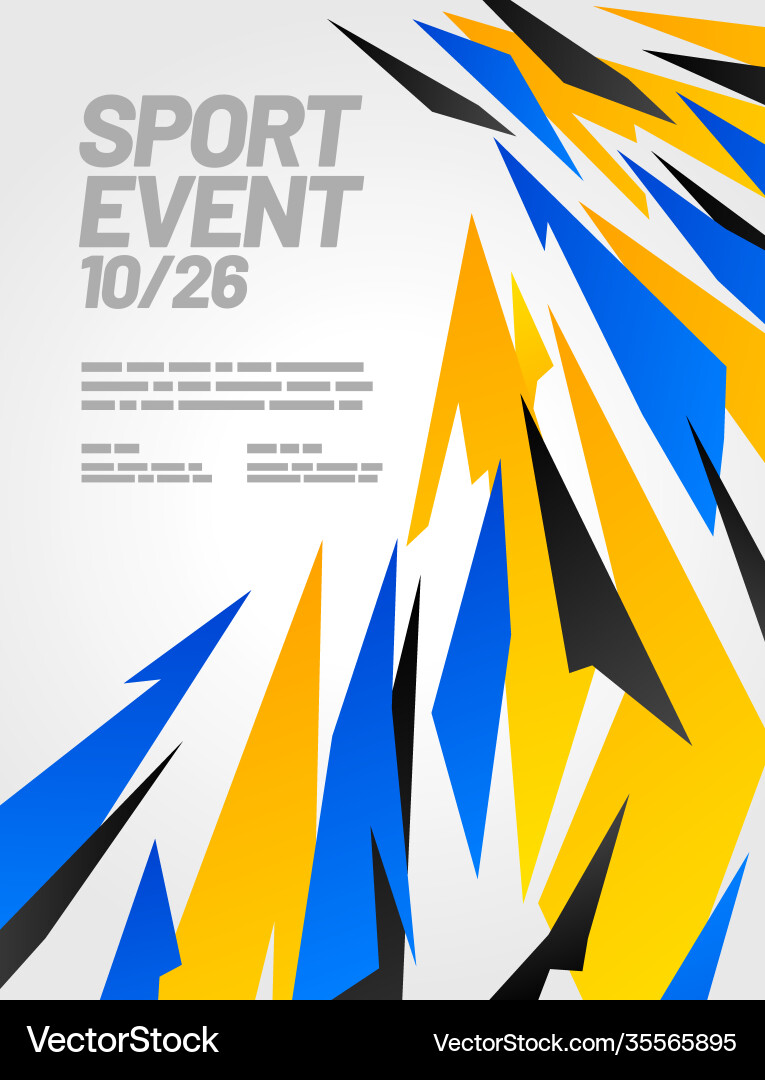 Layout design template with abstract dynamic Vector Image