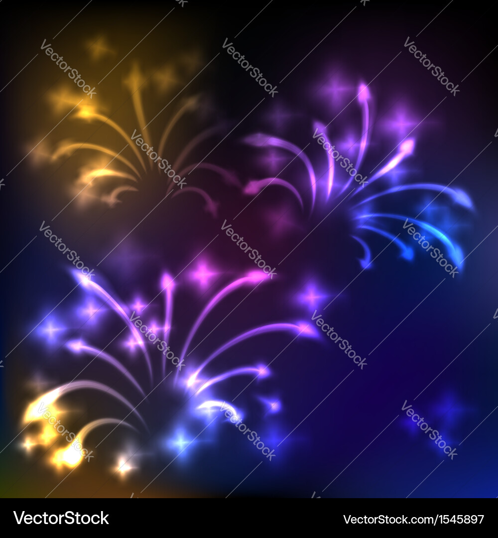 Fireworks Royalty Free Vector Image - VectorStock
