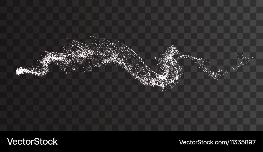 Sparkling Particle Glow vector image
