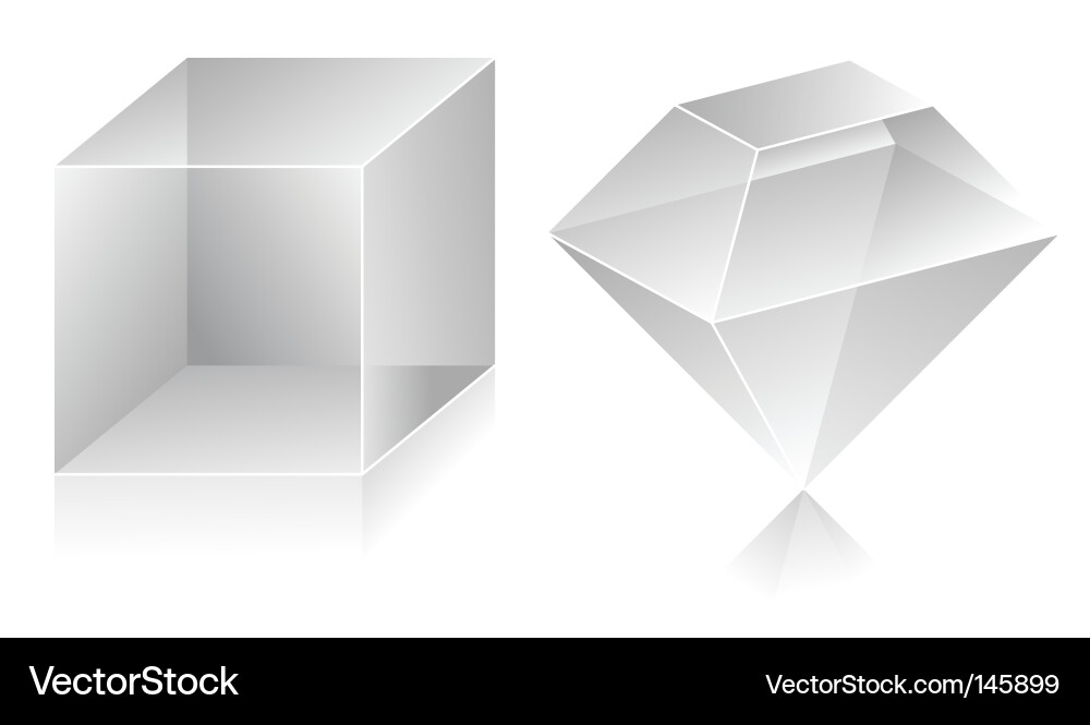 3d shape Vector Image