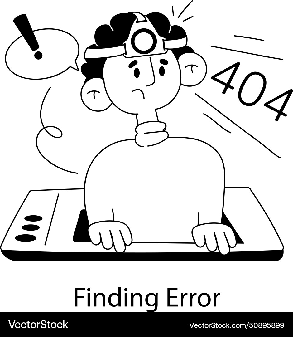 Finding error Vector Image