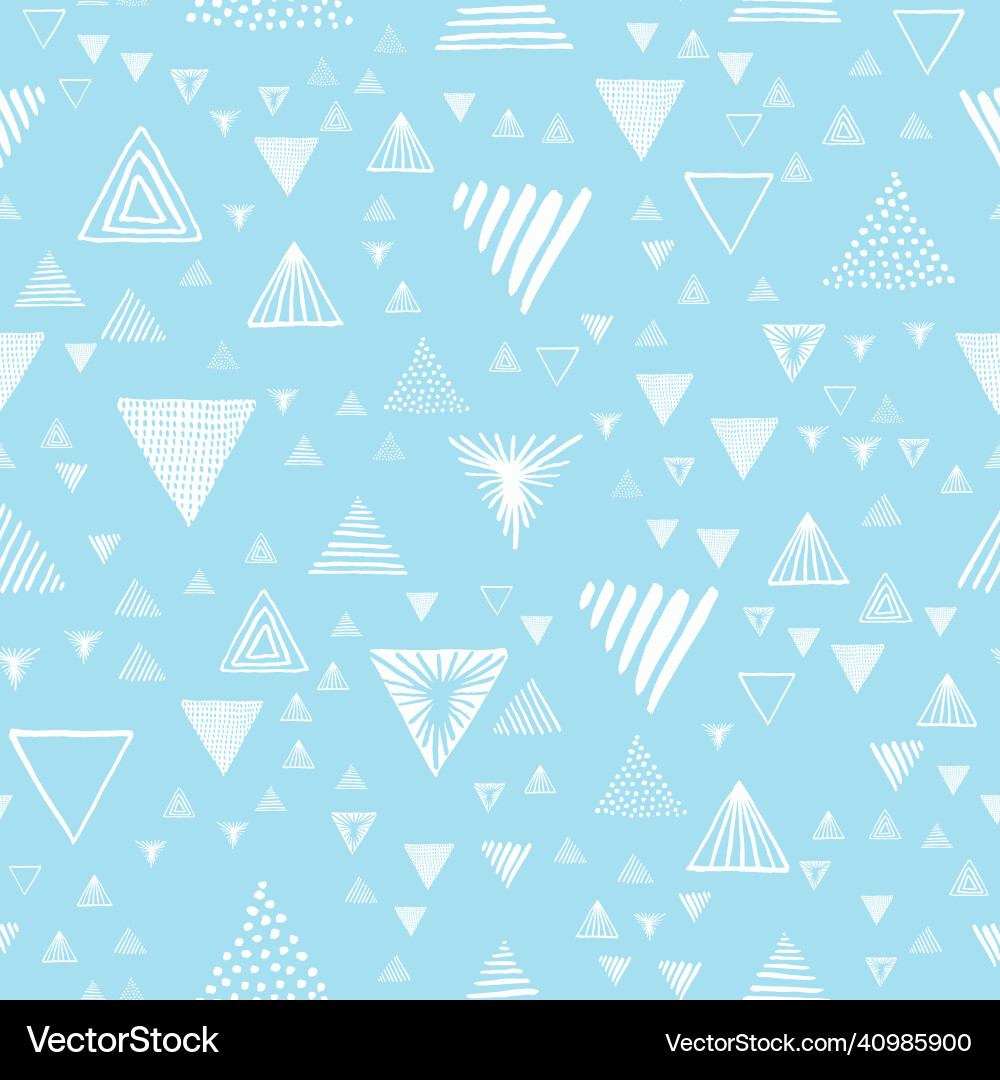 Abstract geometric pattern with triangles Vector Image