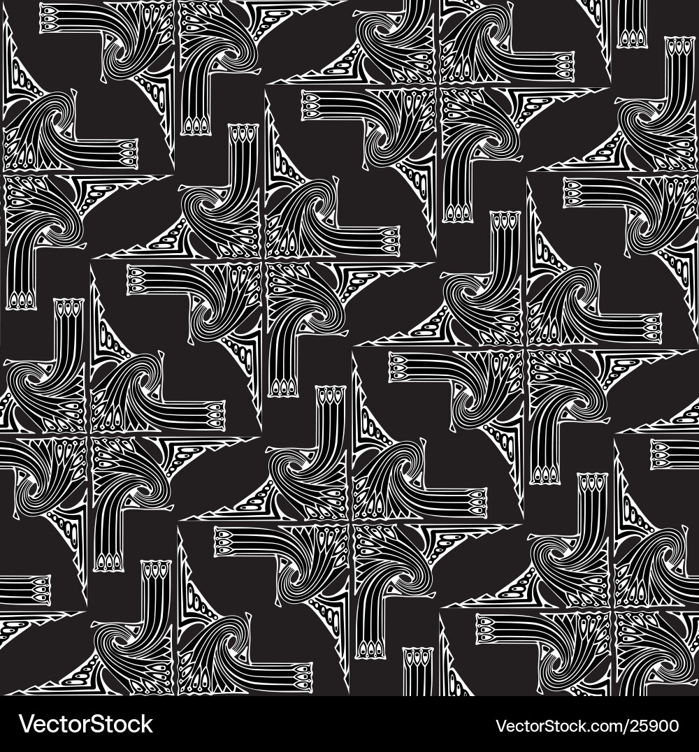 Art-deco pattern Vector Image