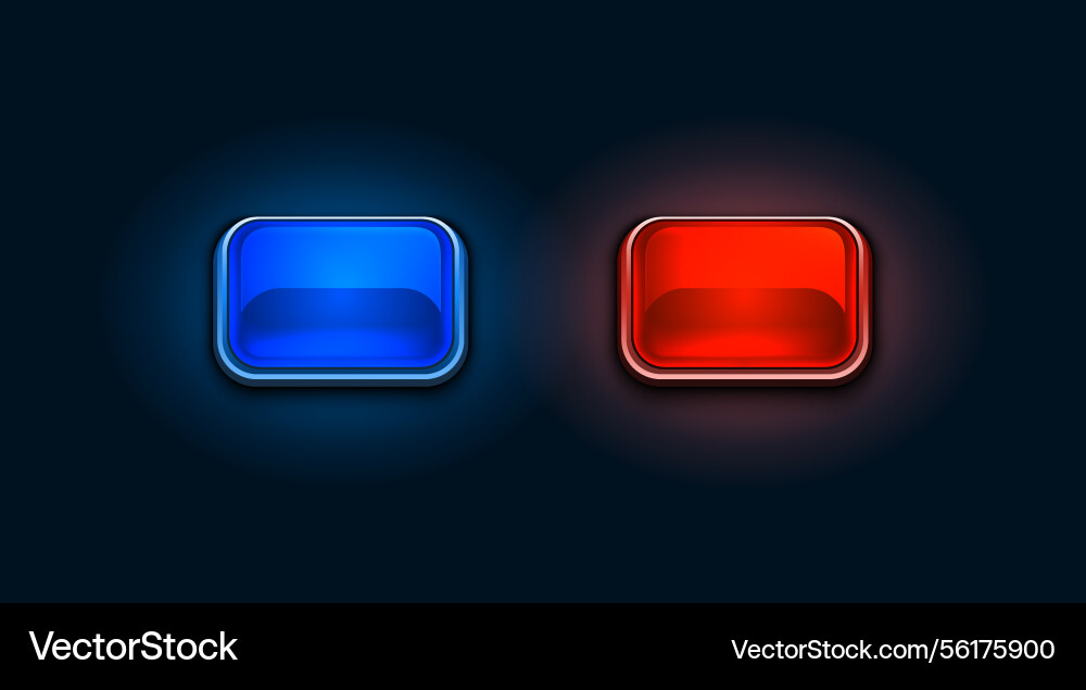 Light button frame label event bar web buttons Vector Image