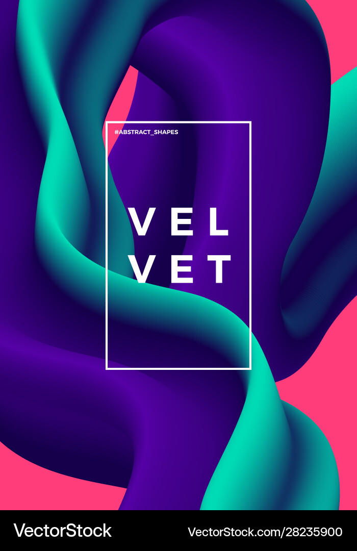 Modern Abstract Gradient Flow vector image