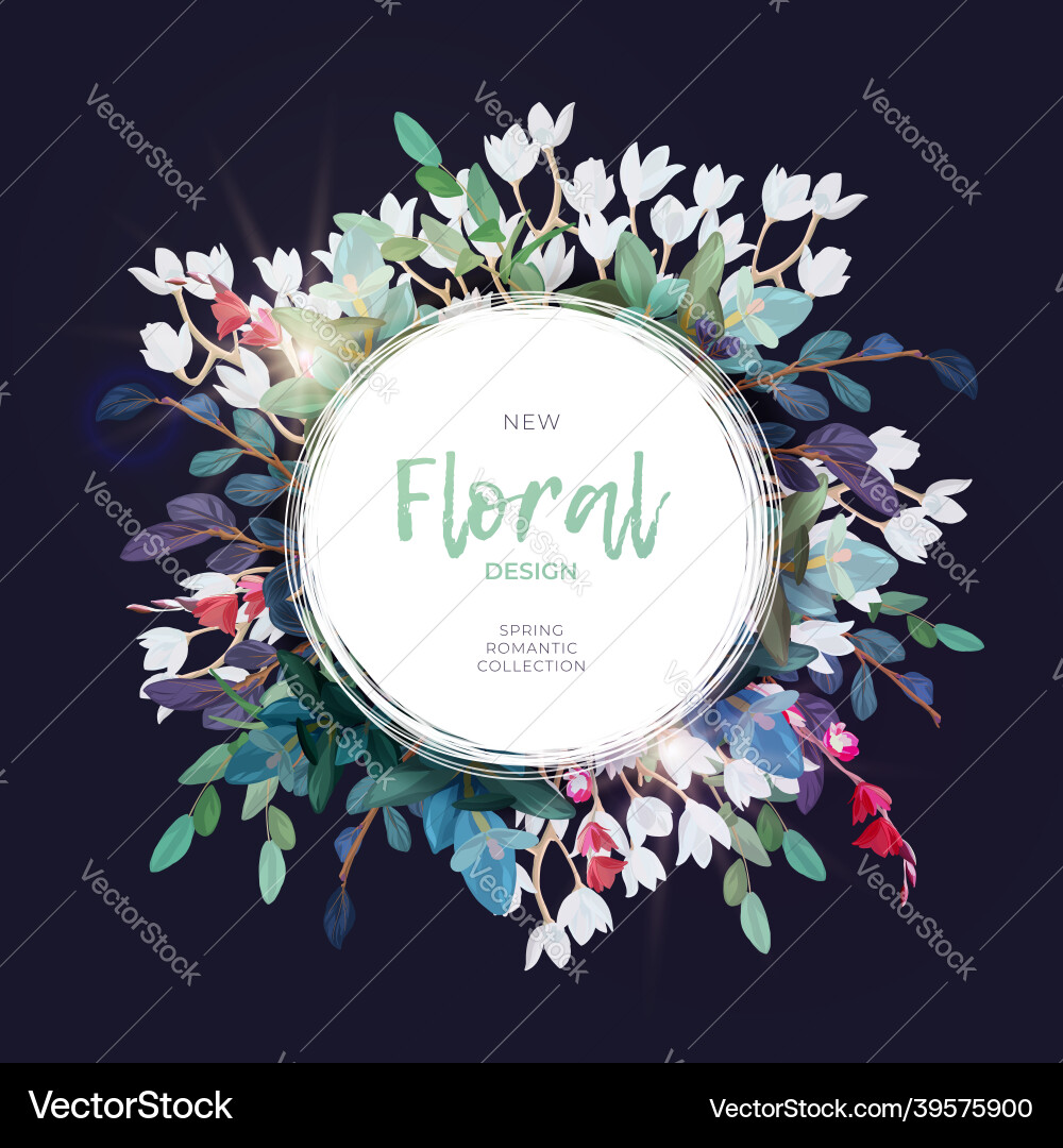 Runder botanischer Rahmen mit blassrosa Rosen Runder botanischer Rahmen mit blassrosa Rosen vektorbild