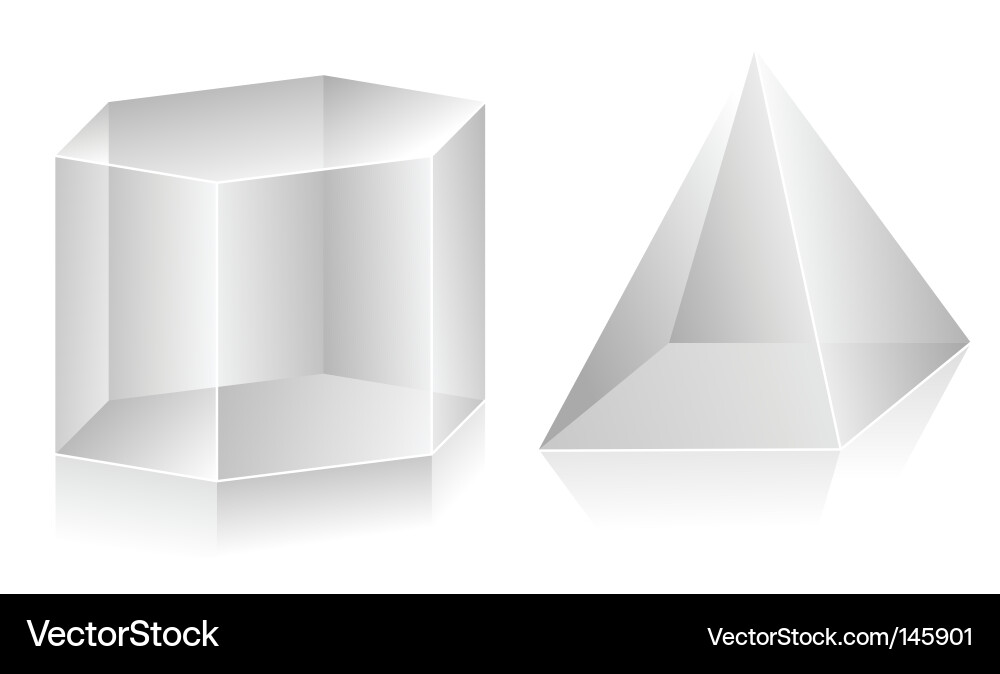 3d shape Vector Image