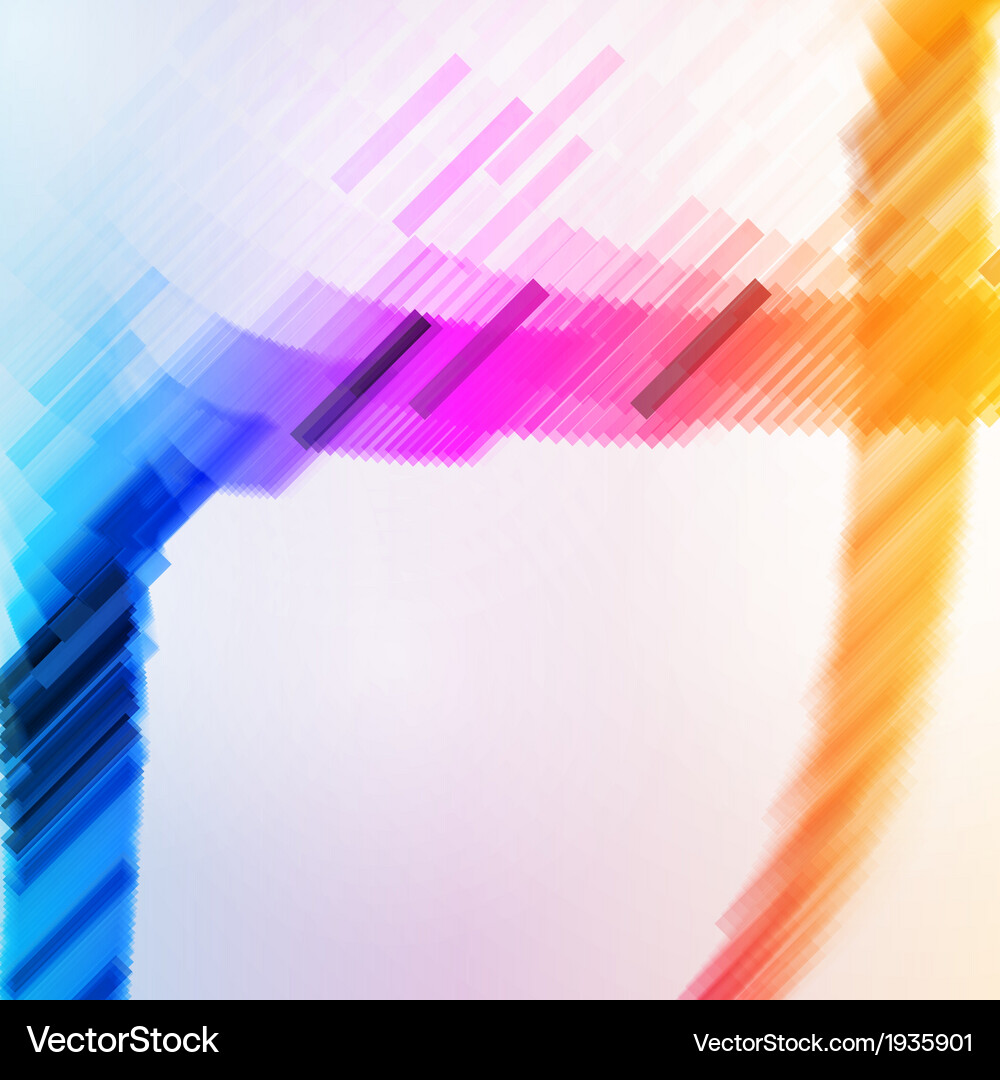 Abstract background colorful elements - editable Vector Image